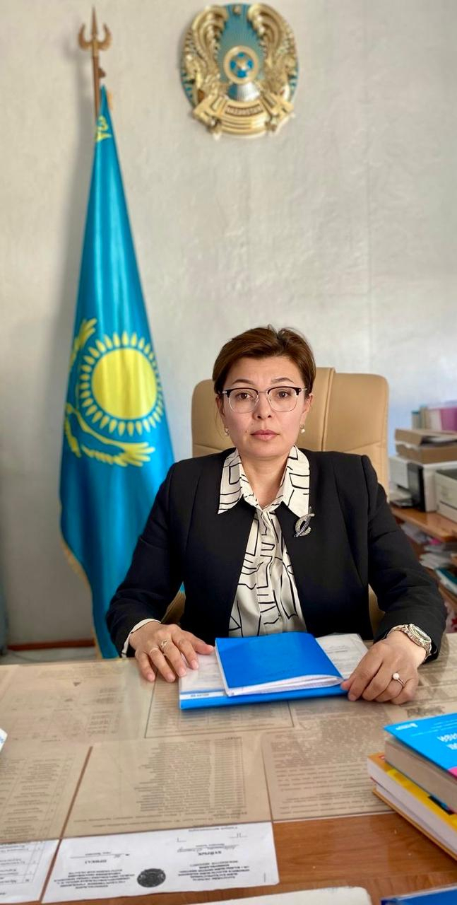 Мектеп директоры: Шойбекова Перизат Ізімханқызы