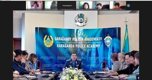 Встреча с представителями Карагандинской академии МВД РК имени Б.Бейсенова