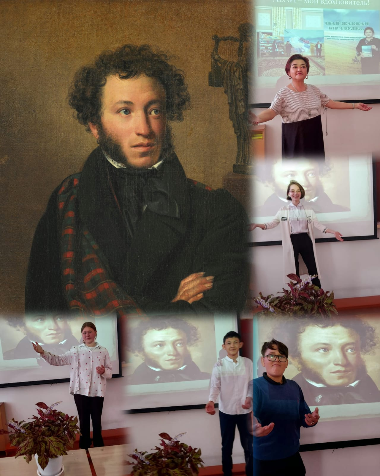 Недели  читательской грамотности и  проекта «Библиотека семейного чтения» прошел  поэтический вечер «И божество, и вдохновенье, и жизнь, и слезы, и любовь »