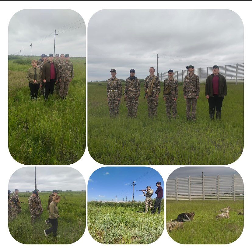 В период с 27.05 – по 31.05 юноши 10 класса КГУ «ОШ(РЦ) имени Нуркена Абдирова» приняли участие в 5-дневных учебных сборах