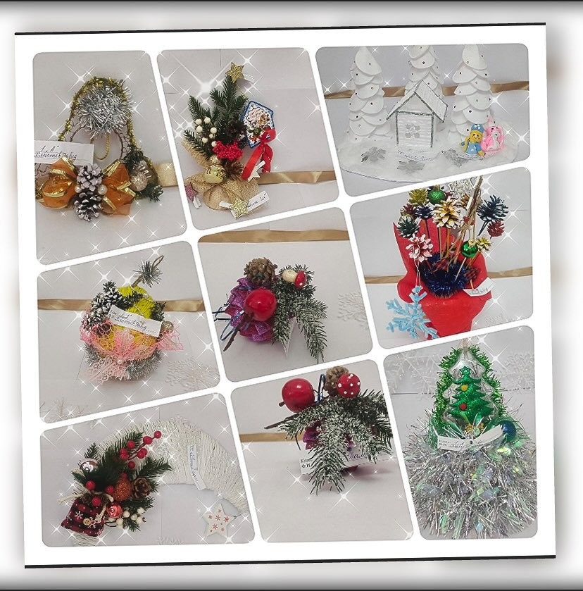 Замечательные новогодние игрушки сделали ученики начальных классов своими руками!