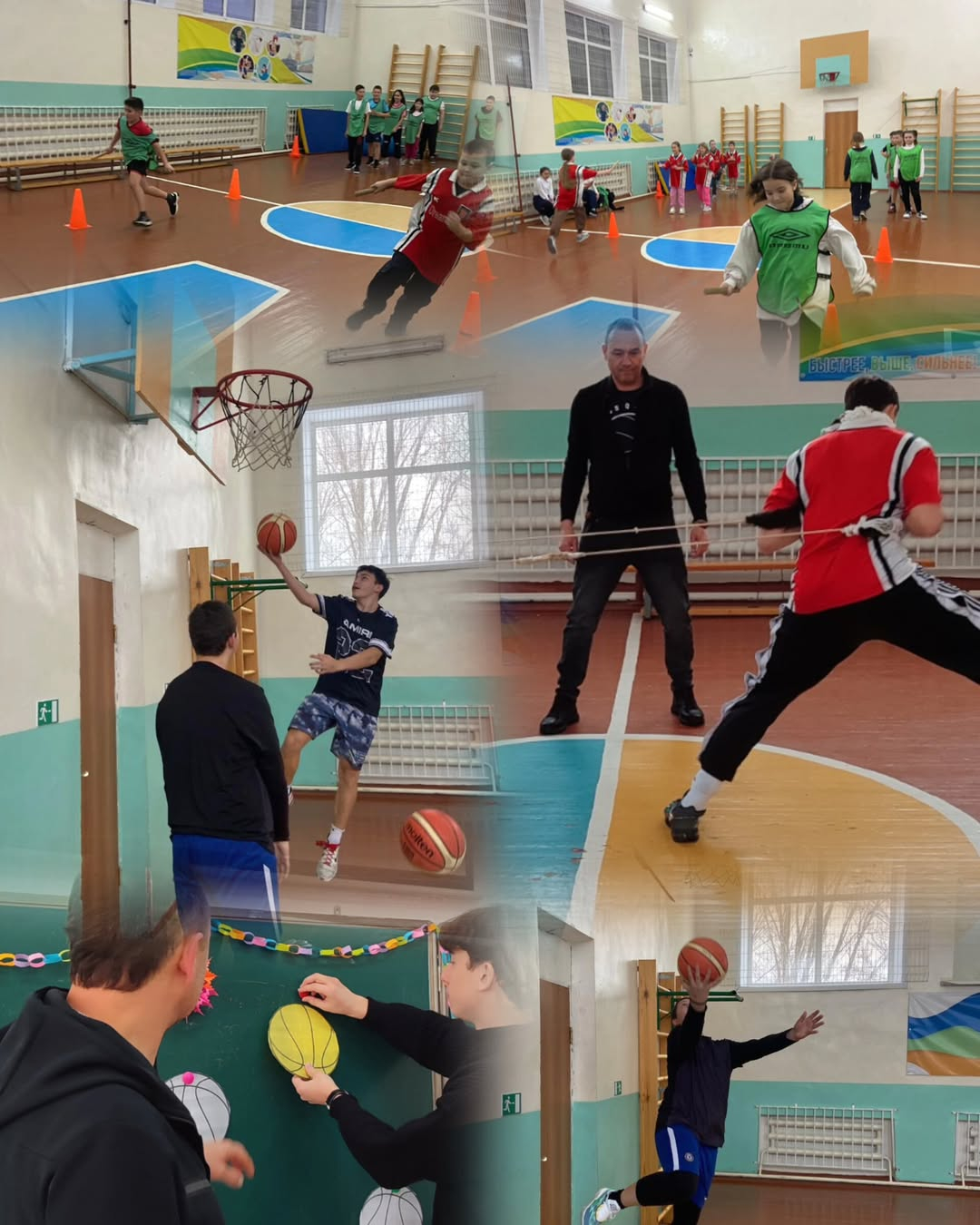 Қысқы демалыс кезінде мектепте көптеген спорттық іс-шаралар өтті, оған көптеген қатысушылар жиналды.