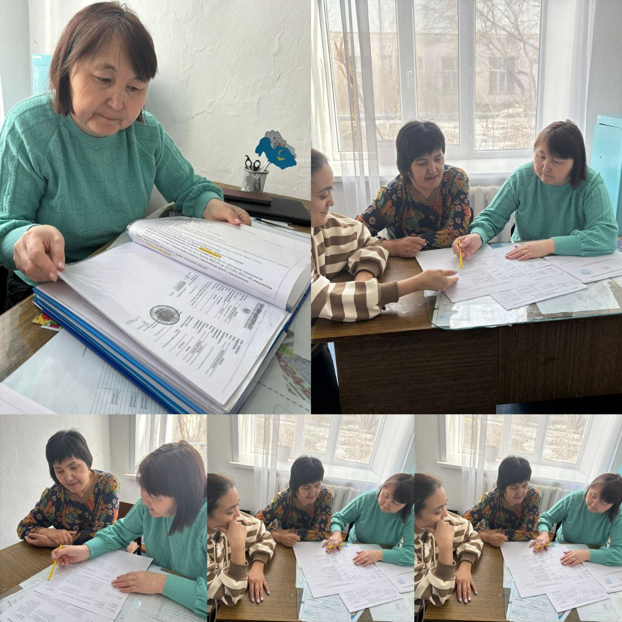 Ерекше білім алатын оқушының жеке жұмыс жоспары тексерілді.