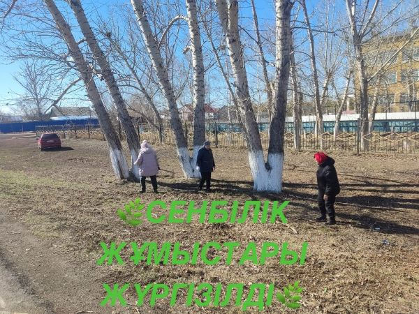 СЕНБІЛІК ЖҰМЫСТАРЫ ЖҮРГІЗІЛДІ