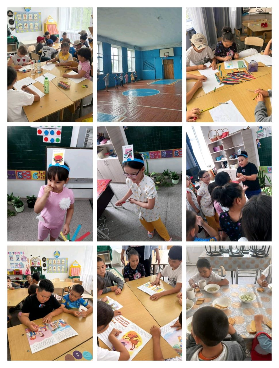 Лагерьдегі әрбір күн ерекше әрі қызықты өтуде.