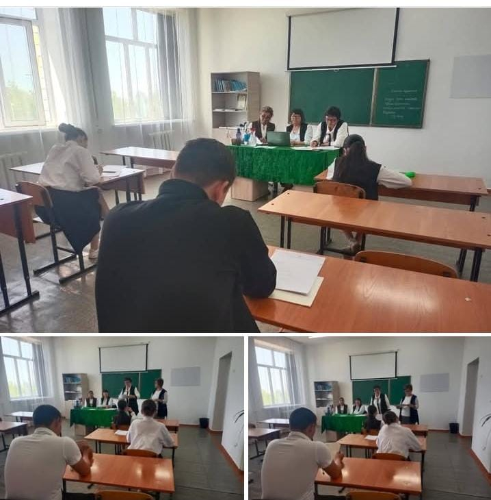 9 сынып оқушылары қортынды аттестаттау бойынша емтихандар басталды.