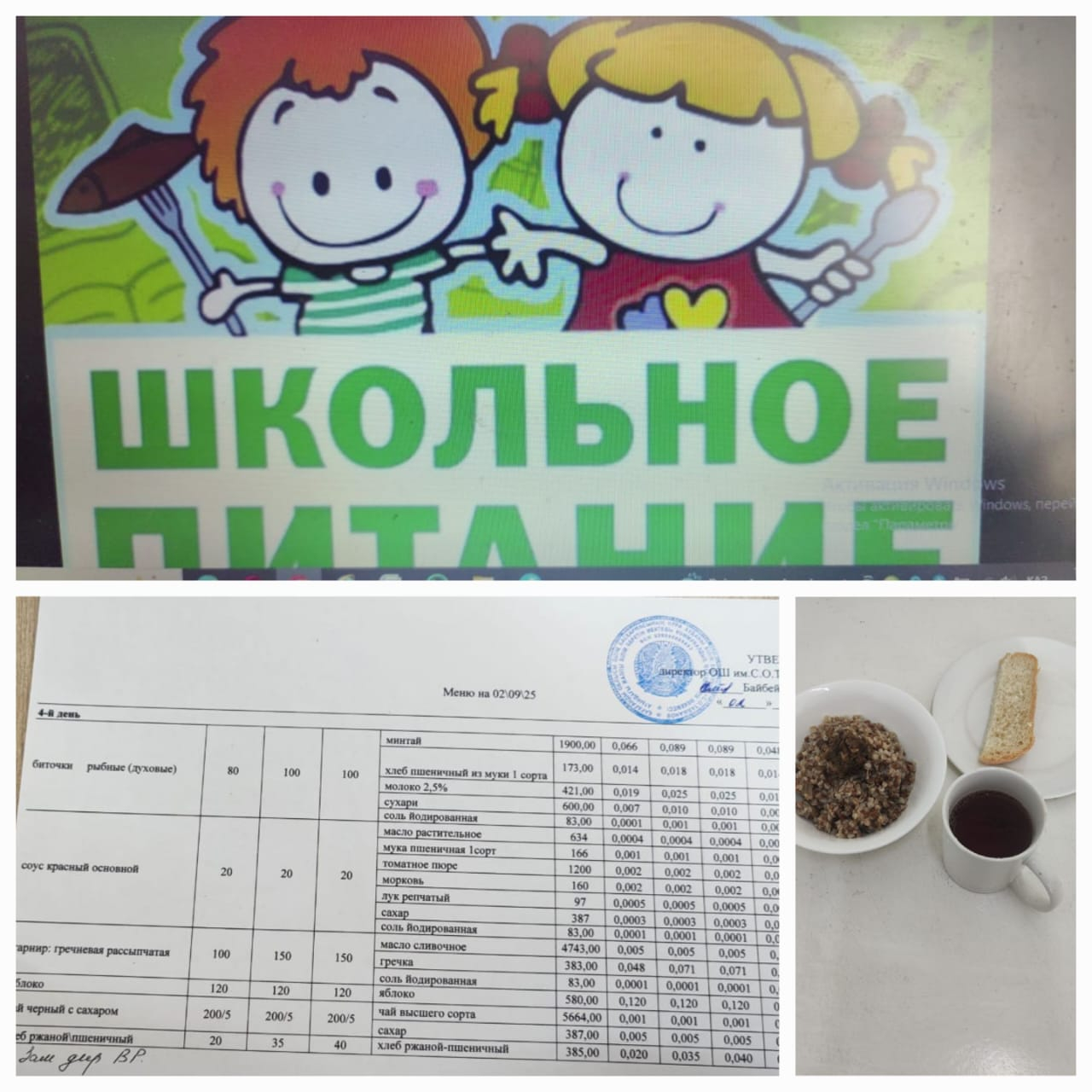 Школьное питание