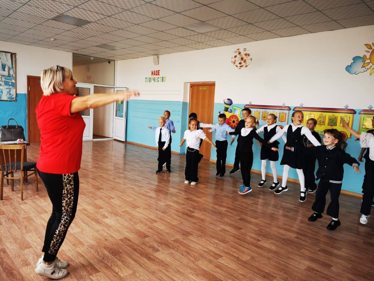 Физкультминутка в школе.