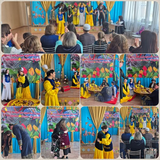 Театральное исполнение школьного театра.