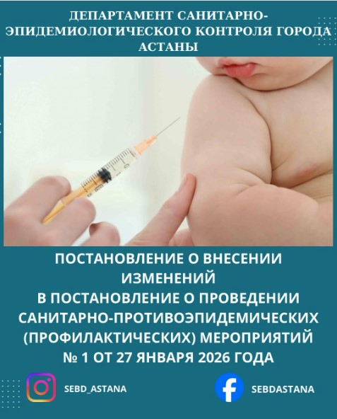 Постановление о внесении изменений в постановление о проведении санитарно-противоэпидемических (профилактических) мероприятий