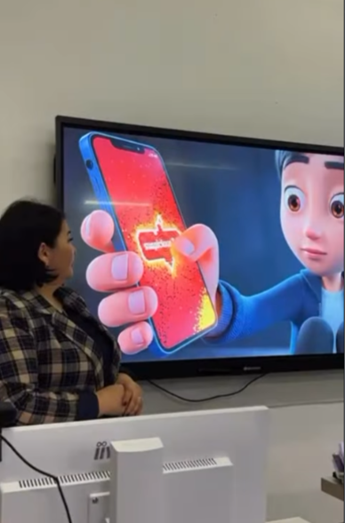 «Цифрлы әлемдегі қауіпсіз қадам» тақырыбында тәрбие сағаты 