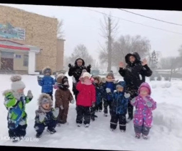  “Қысқы көңілді серуен.Қарды бақылау”